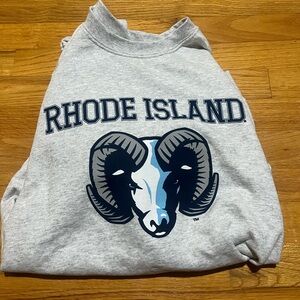 Rhode Island Gray Sweatshirt with Ram Logo